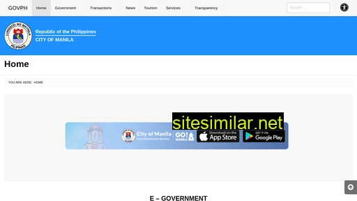 manila.gov.ph alternative sites
