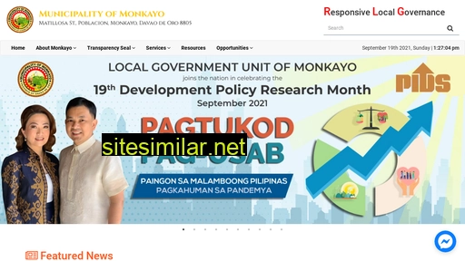 monkayo.gov.ph alternative sites