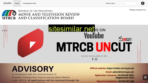 mtrcb.gov.ph alternative sites