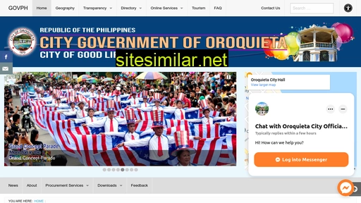 oroquietacity.gov.ph alternative sites