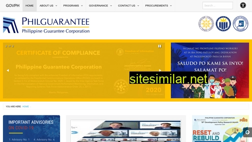 philguarantee.gov.ph alternative sites