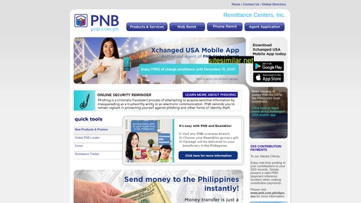 pnb.com.ph alternative sites