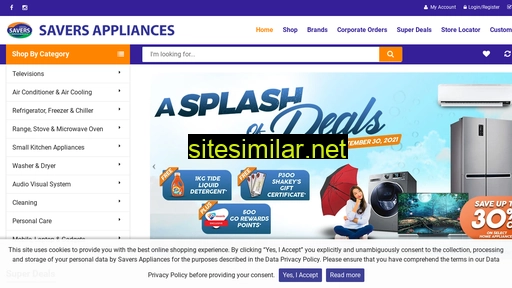 saversappliances.com.ph alternative sites