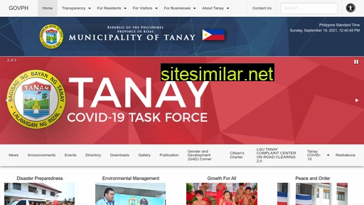 tanay.gov.ph alternative sites