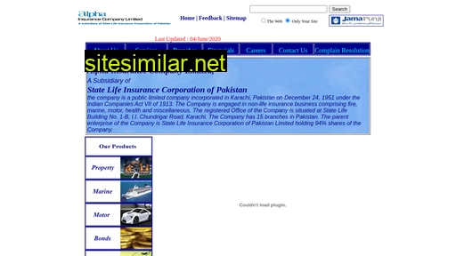 alphainsurance.com.pk alternative sites