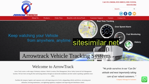 arrowtrack.com.pk alternative sites