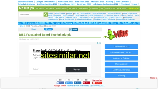 bisefsd.result.pk alternative sites