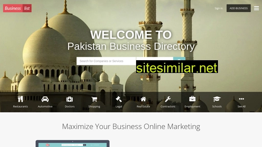 businesslist.pk alternative sites