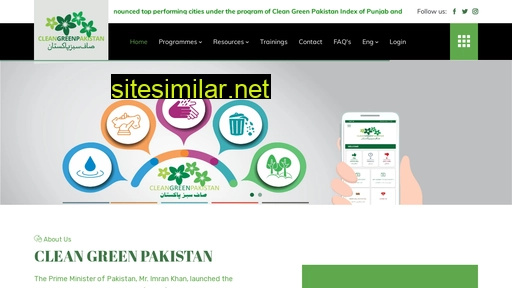 cleangreenindex.gov.pk alternative sites