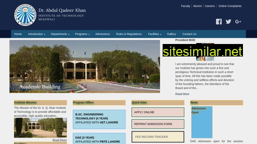 daqkit.edu.pk alternative sites