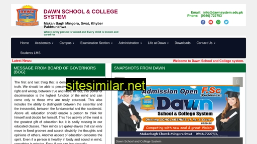 dawnsystem.edu.pk alternative sites