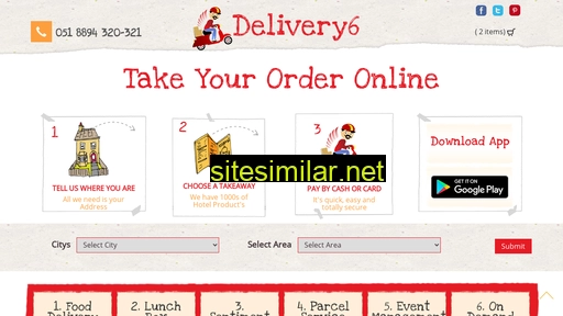 delivery6.pk alternative sites