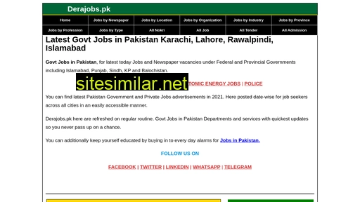 derajobs.pk alternative sites