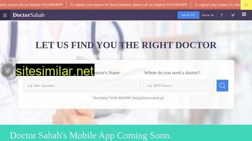 doctorsahab.pk alternative sites