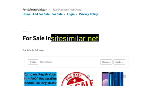 forsale.com.pk alternative sites