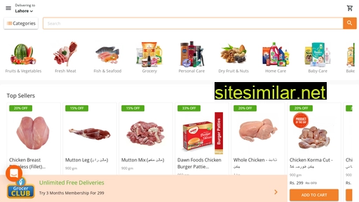 grocerapp.pk alternative sites