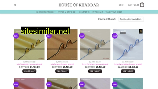 houseofkhaddar.pk alternative sites