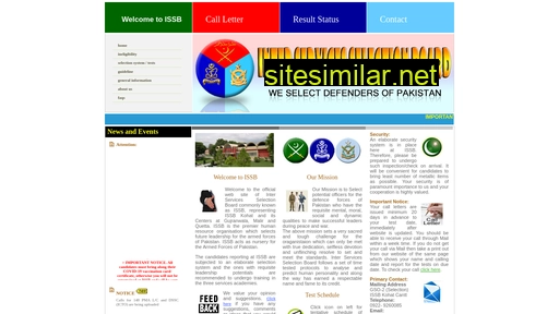 issb.com.pk alternative sites
