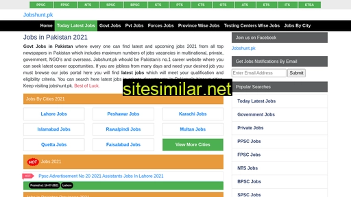 jobshunt.pk alternative sites