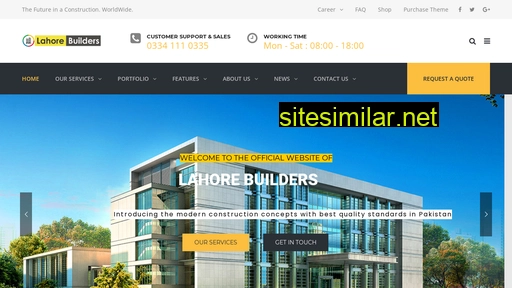 lahorebuilders.pk alternative sites