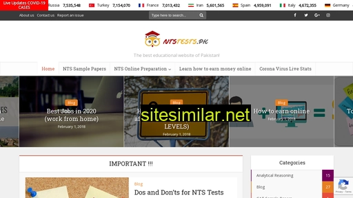 ntstests.pk alternative sites