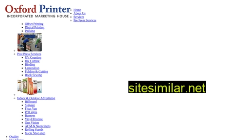 Oxfordprinter similar sites