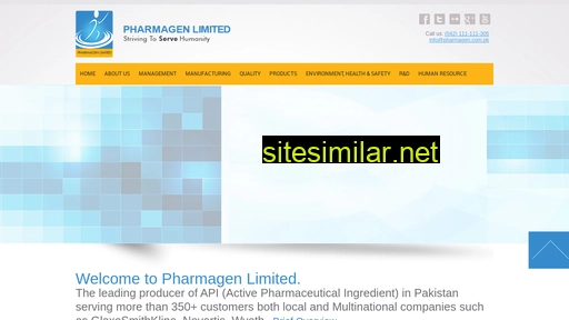 Pharmagen similar sites