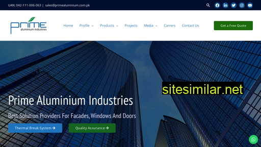 primealuminium.com.pk alternative sites