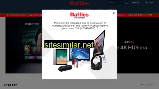 raffles.com.pk alternative sites
