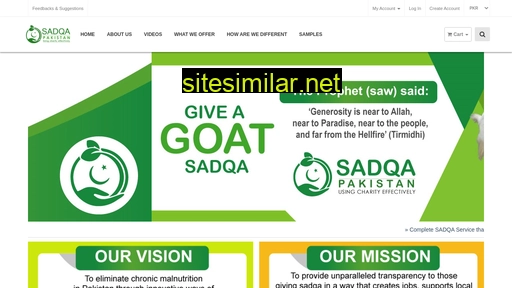 Sadqapakistan similar sites