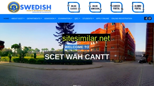 scetwah.edu.pk alternative sites