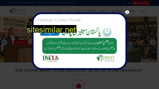 scholarships.nest.org.pk alternative sites