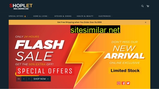 shoplet.pk alternative sites