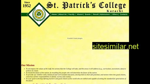 stpatrickscollege.edu.pk alternative sites