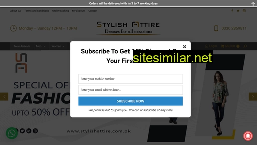 stylishattire.com.pk alternative sites