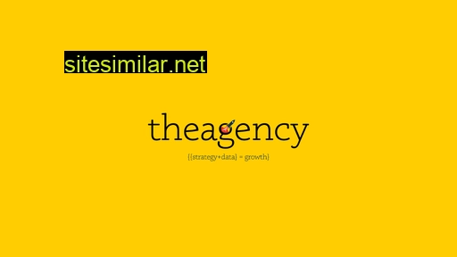 Theagency similar sites
