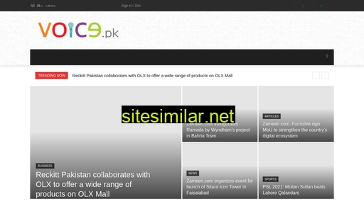 voice.pk alternative sites
