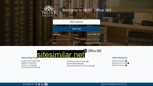 webmail.nust.edu.pk alternative sites