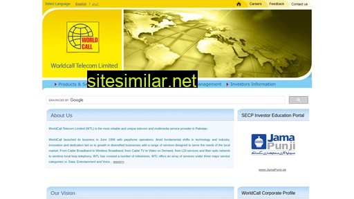 worldcall.com.pk alternative sites