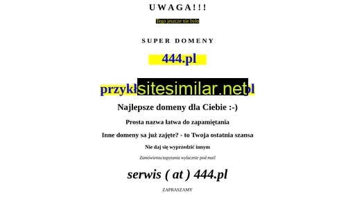 444.pl alternative sites