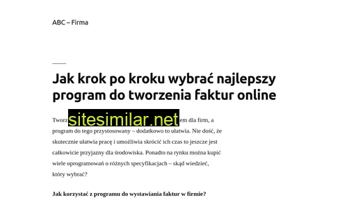 abc-firma.pl alternative sites