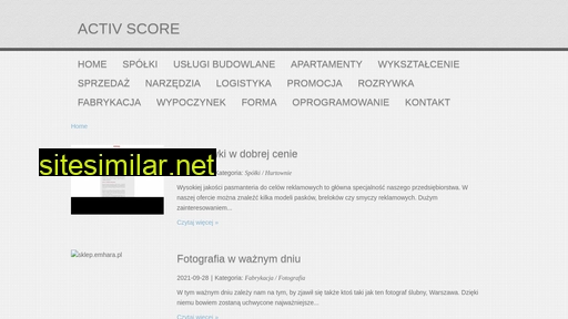 activscore.pl alternative sites