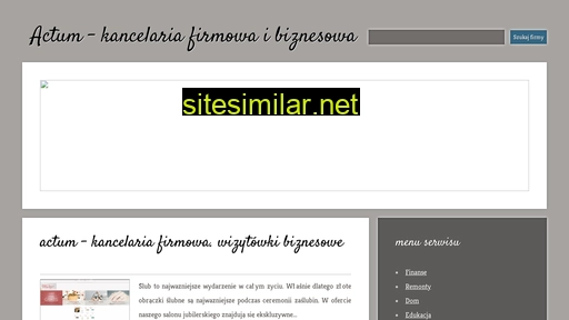 actum.net.pl alternative sites