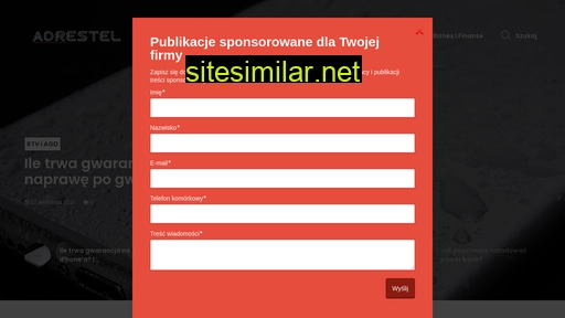 adrestel.pl alternative sites
