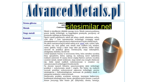 Advancedmetals similar sites