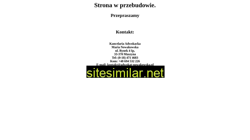 adwokat-nowakowska.pl alternative sites