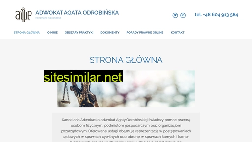 adwokatodrobinska.pl alternative sites