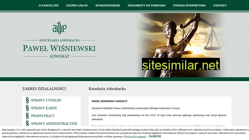 Adwokatwisniewski similar sites