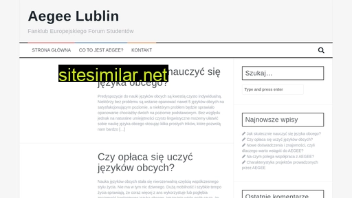 aegee-lublin.pl alternative sites