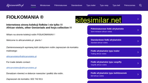 africanviolets.pl alternative sites